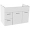 33 Inch Wall Mount Glossy White Bathroom Vanity Cabinet